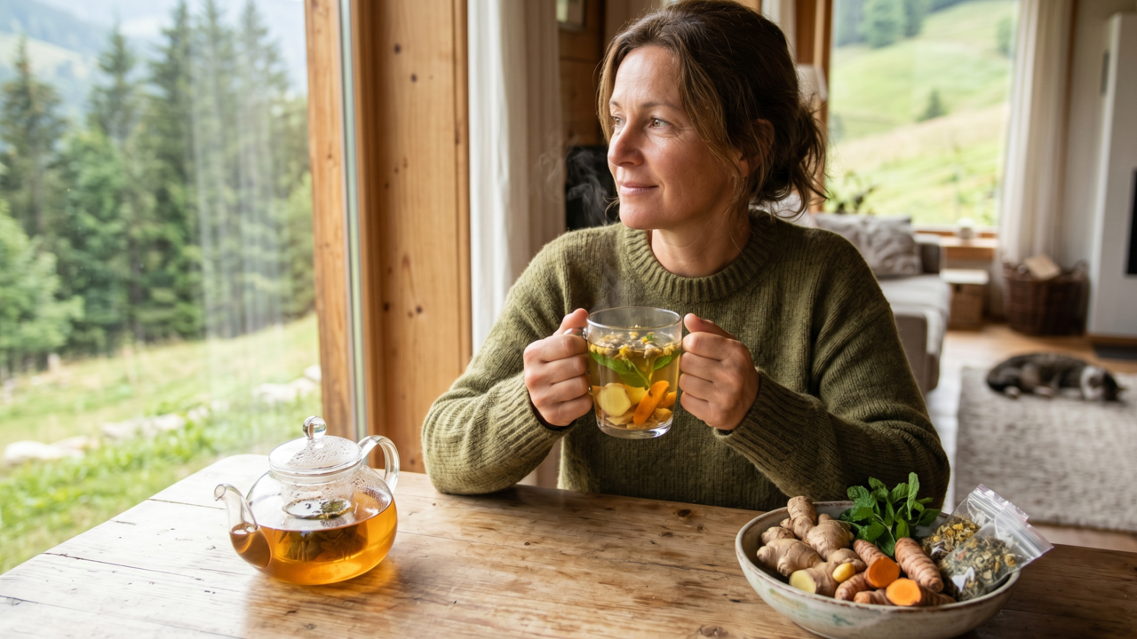 Chás anti-inflamatórios que ajudam a reduzir o inchaço e acalmar o corpo naturalmente