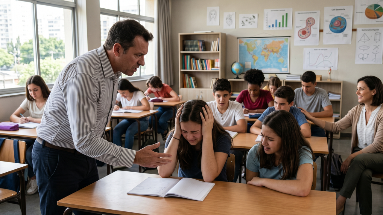 Como a forma de falar do professor impacta o desempenho dos alunos