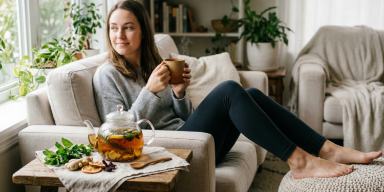 O chá natural que ajuda a melhorar a circulação e ainda reduz o inchaço nas pernas no dia a dia