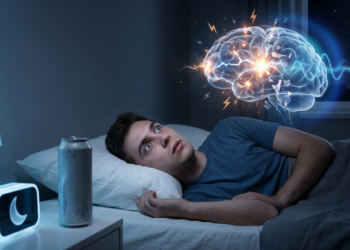 O que acontece com o cérebro e a qualidade do sono de quem consome energético à noite