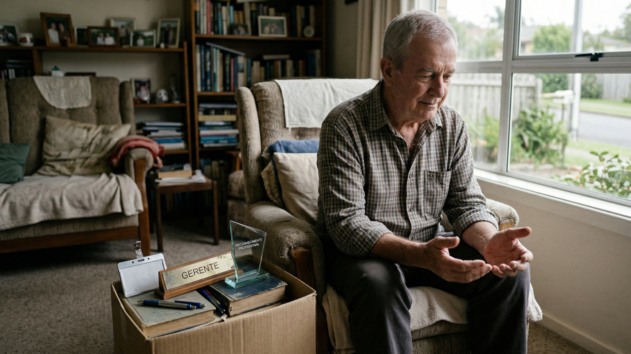 A psicologia diz que o luto que se segue à aposentadoria não é perder o emprego, é sobre o eu que só existia dentro do emprego