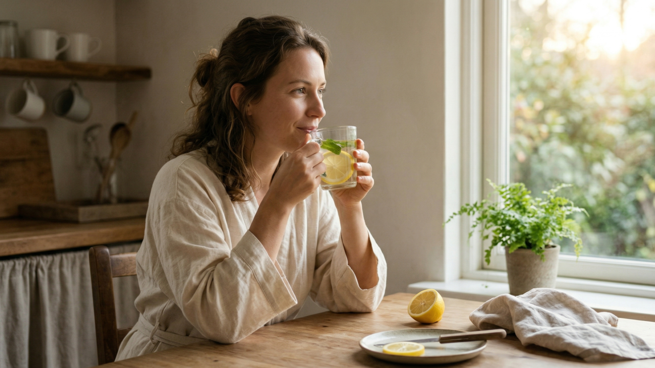 Água com limão em jejum e seus efeitos no corpo ao longo do dia