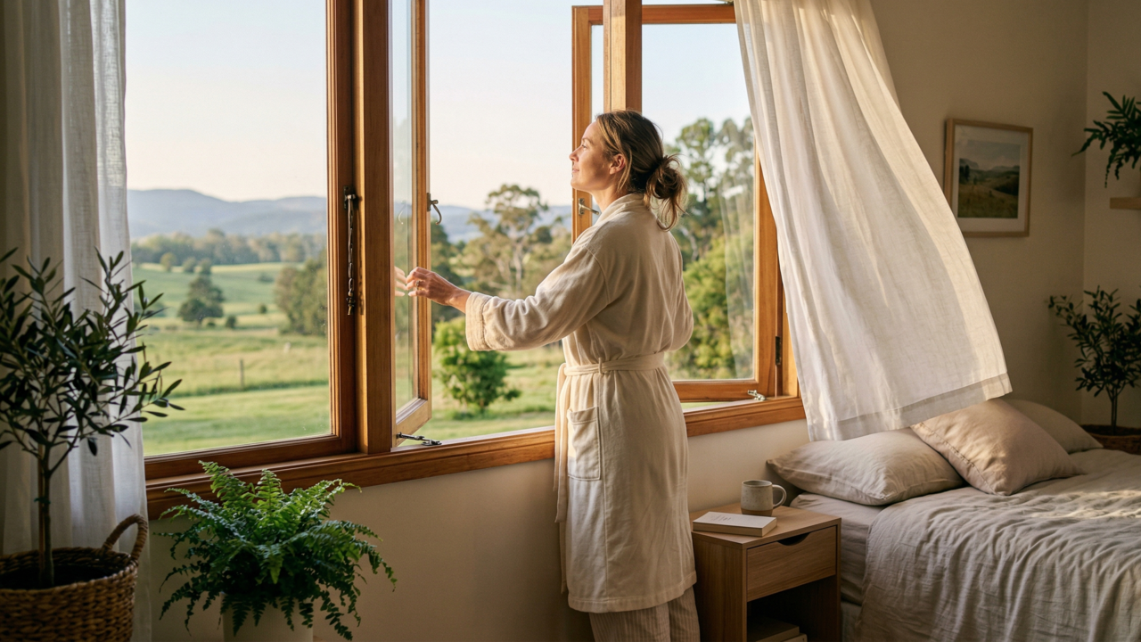 Poucas pessoas sabem por que abrir as janelas logo cedo pode melhorar a qualidade do ar dentro de casa
