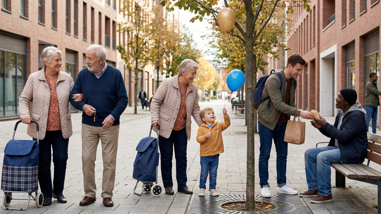 As pessoas mais gentis que você conhece muitas vezes desenvolveram essa bondade porque uma vez precisaram dela desesperadamente e ninguém veio