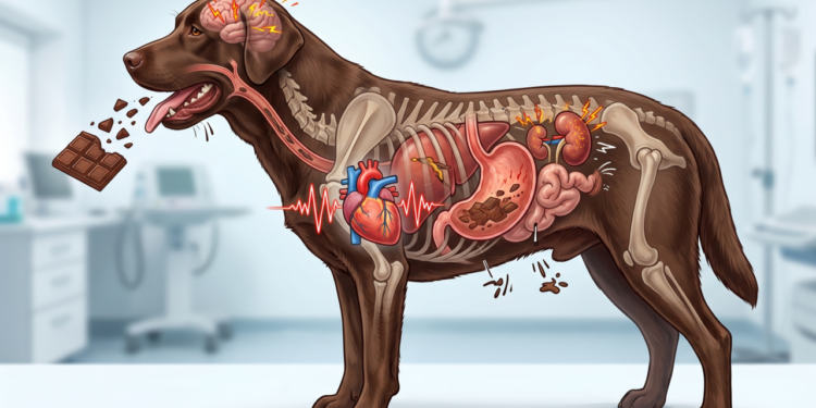 O que o chocolate faz com o cachorro