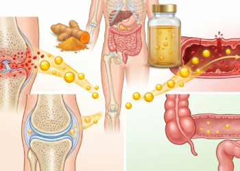 O que a cúrcuma faz no intestino e nas articulações após os 40 anos
