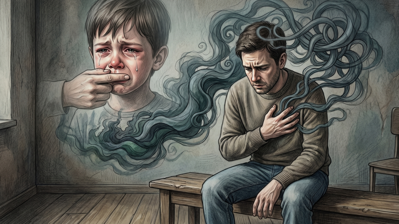 A parte mais difícil de ouvir na infância que você precisava “engolir o choro” não é ter parado de chorar na frente dos outros, é ter desaprendido a reconhecer o que doeu de verdade