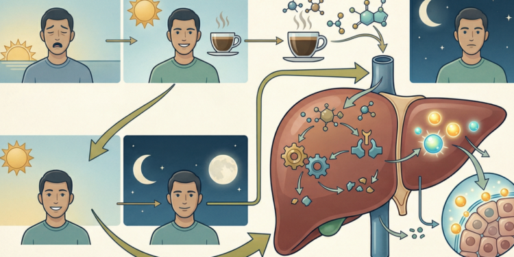 O que o café faz no fígado e nos níveis de energia ao longo do dia