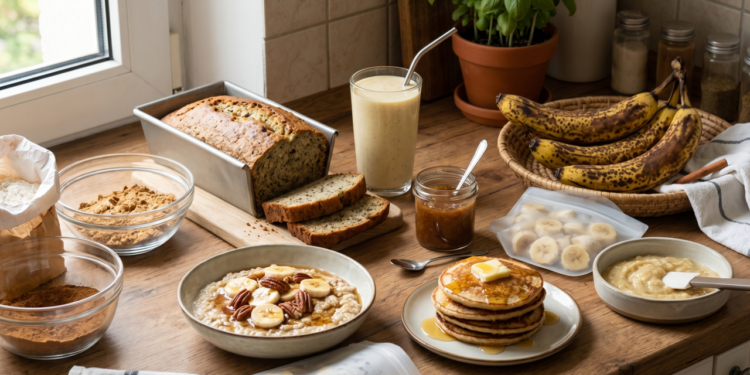 O que fazer com bananas maduras antes de jogá-las fora, 7 ideias simples que valem a pena