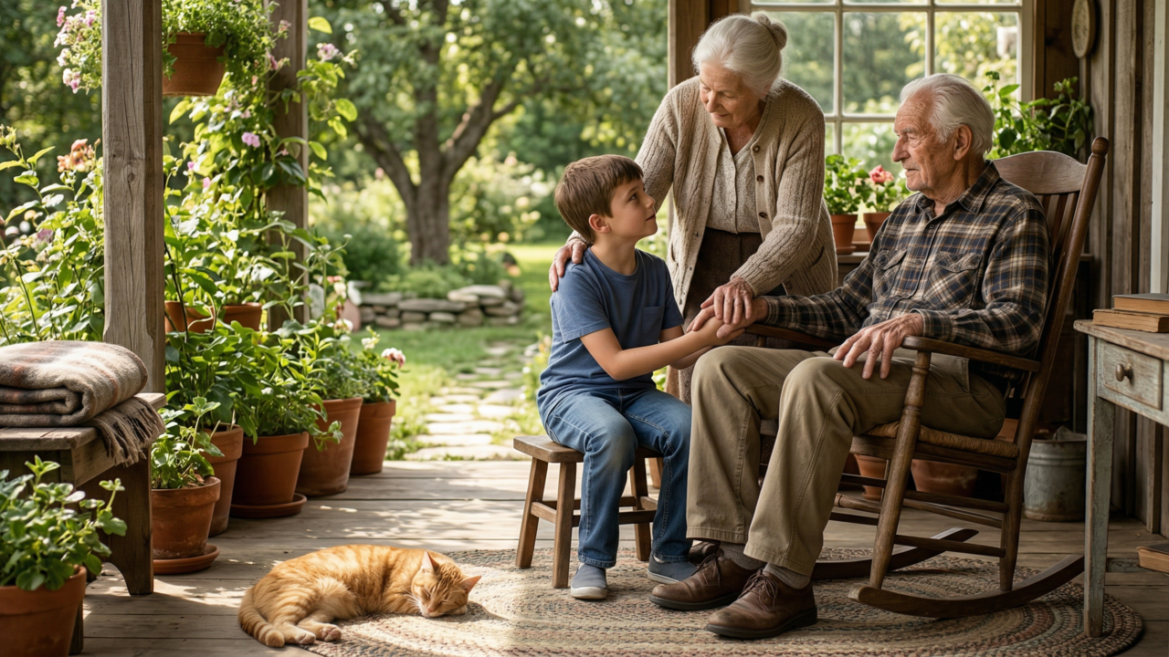 Os avós vão embora devagar — primeiro nas rotinas, depois nas lembranças, e um dia só ficam nas histórias