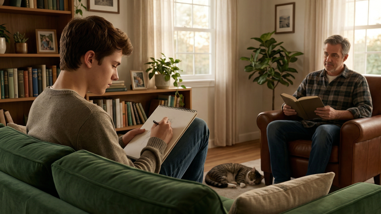 Há pais que não entendem o silêncio dos filhos, e não é distância, é uma geração que aprendeu a lidar com emoções em isolamento