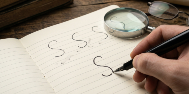 É assim que uma pessoa mentirosa escreve a letra “s”, de acordo com a grafologia