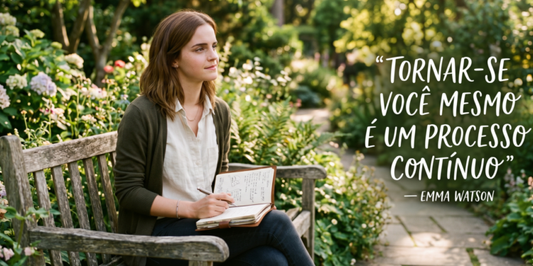 Frase do dia de Emma Watson: “Tornar-se você mesmo é um processo contínuo”