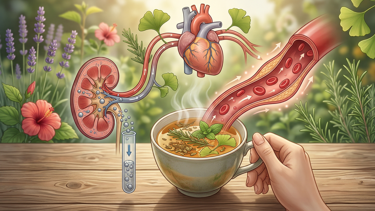 5 chás naturais que podem ajudar a controlar a pressão arterial e são usados há anos em práticas tradicionais de saúde