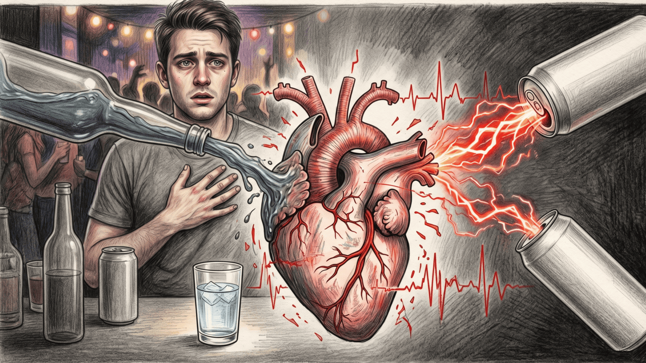O que o energético faz no coração e no sistema nervoso