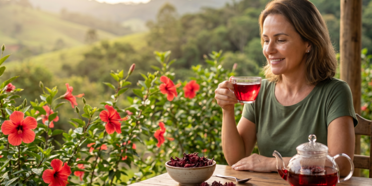 A Hibisco que pode ajudar a desinchar, melhorar a circulação e apoiar a saúde dos rins