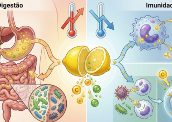 O que o limão faz na digestão e na imunidade durante mudanças de temperatura