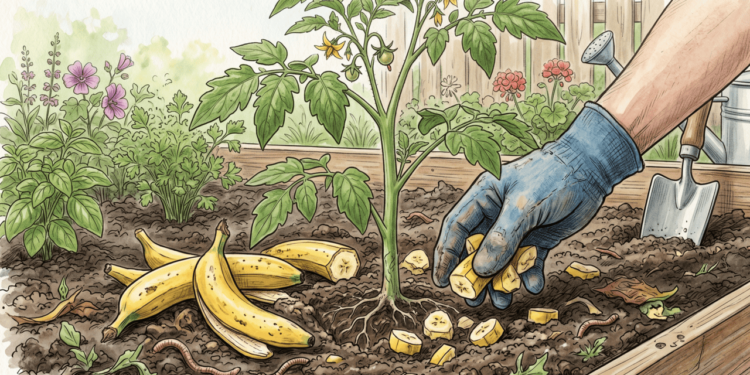 Poucos sabem por que colocam casca de banana na terra das plantas e para que serve