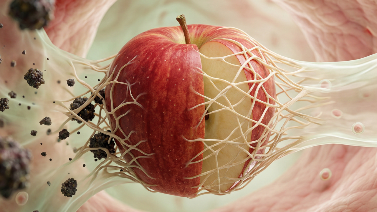 O papel da maçã na saúde cardiovascular e no equilíbrio do corpo