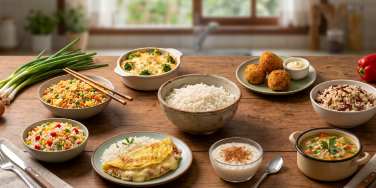 O que fazer com arroz dormido antes de jogá-lo fora, 8 receitas rápidas que valem a pena