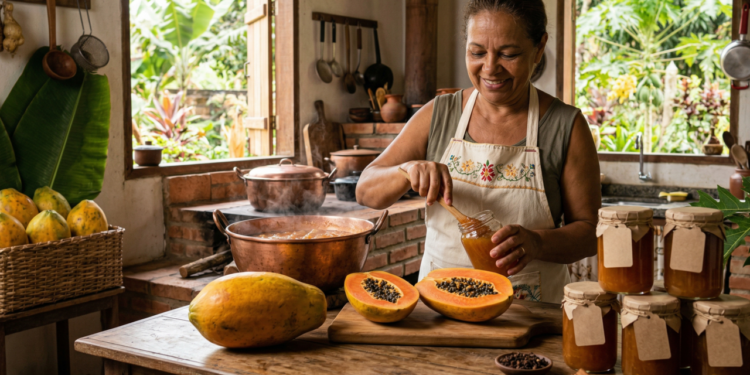 A fruta tropical rica em enzimas que pode melhorar a digestão e ainda gerar renda com doces caseiros