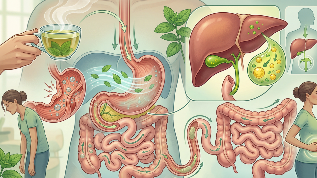 A planta medicinal que auxilia a digestão e pode reduzir o inchaço abdominal ao longo do dia