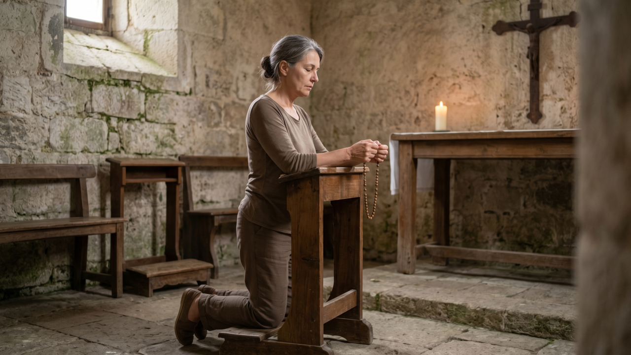 Santa Faustina revela que, às vezes, continuar rezando sem sentir nada não é sinal de oração fraca, mas prova de fidelidade quando o coração já não recebe recompensa emocional