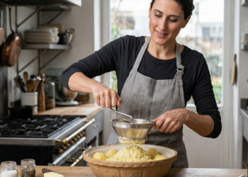 Paola Carosella ensina, o purê de batata mais leve não leva mais leite, mas uma técnica simples no ponto do amassado