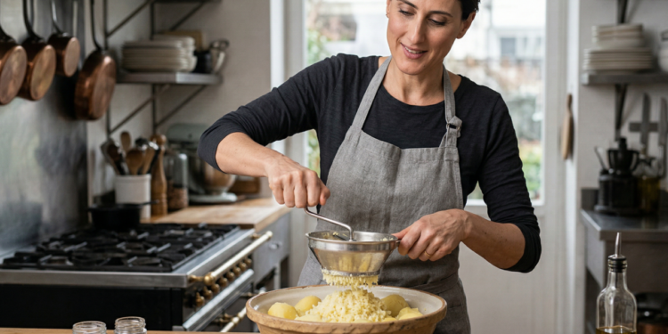 Paola Carosella ensina, o purê de batata mais leve não leva mais leite, mas uma técnica simples no ponto do amassado