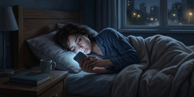 Uma carta para a mulher que apaga as luzes cedo, deita com o celular no rosto e chama isso de descanso — você não está relaxando de verdade, está tentando anestesiar um dia que exigiu tanto de você que o silêncio sozinho já não basta