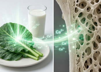 A folha verde que tem mais cálcio que o leite e pode ajudar a prevenir a osteoporose