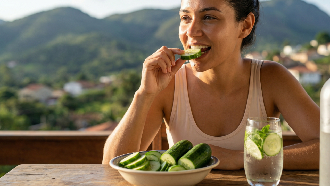 Como o consumo de pepino impacta a saúde e o equilíbrio do organismo