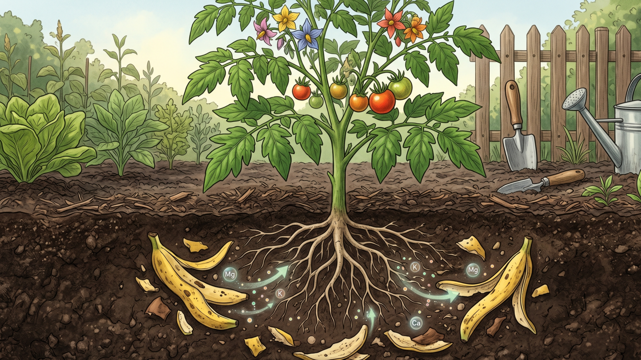 Poucos sabem por que colocam casca de banana na terra das plantas e para que serve