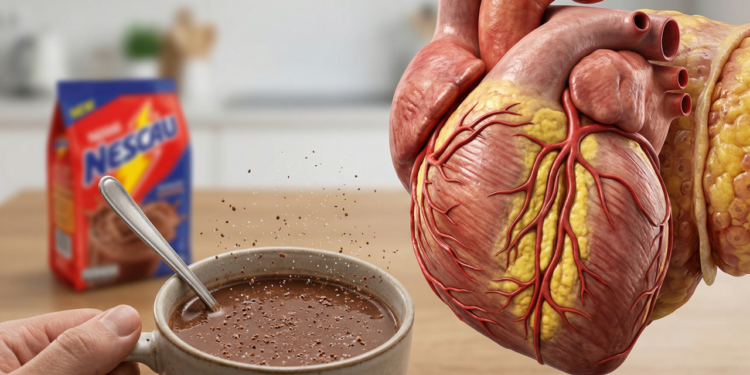 O que o Nescau faz no fígado e na saúde cardiovascular