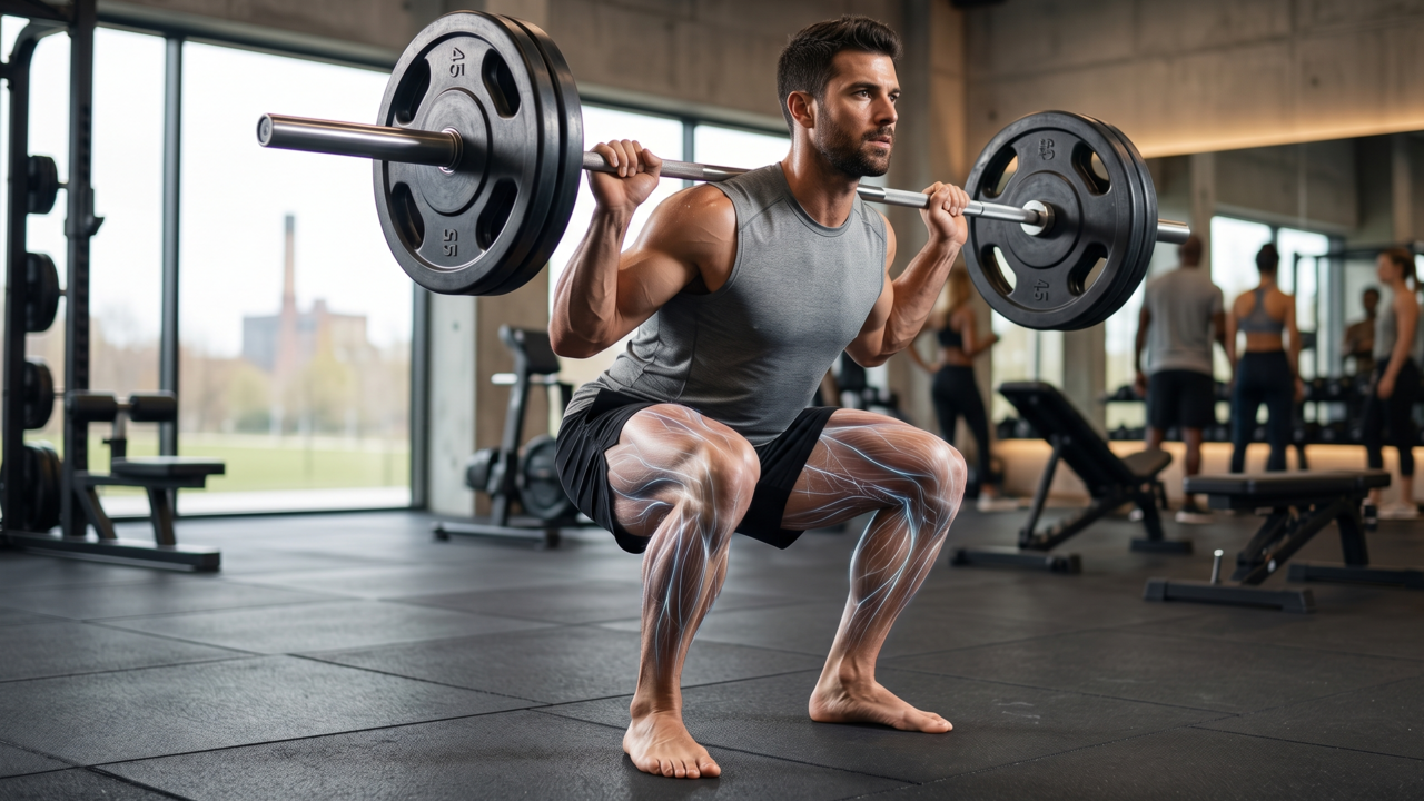 O agachamento livre ajuda muito pernas e glúteos a voltarem a funcionar melhor no dia a dia, mas o benefício real só aparece quando o movimento é feito com controle e frequência