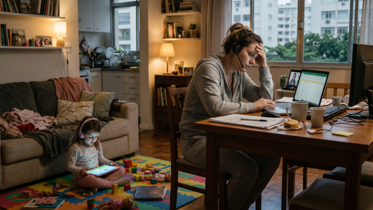 Famílias modernas têm mais acesso do que nunca a pesquisas sobre tempo de tela, atenção e saúde mental infantil, mas vivem mais conflitos dentro de casa por causa do celular e do tablet, e o ponto central dessa contradição está no abismo entre saber a recomendação e conseguir aplicá-la no mundo real
