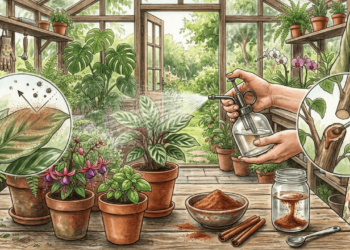 Poucos sabem por que borrifam água com canela nas plantas e para que isso serve