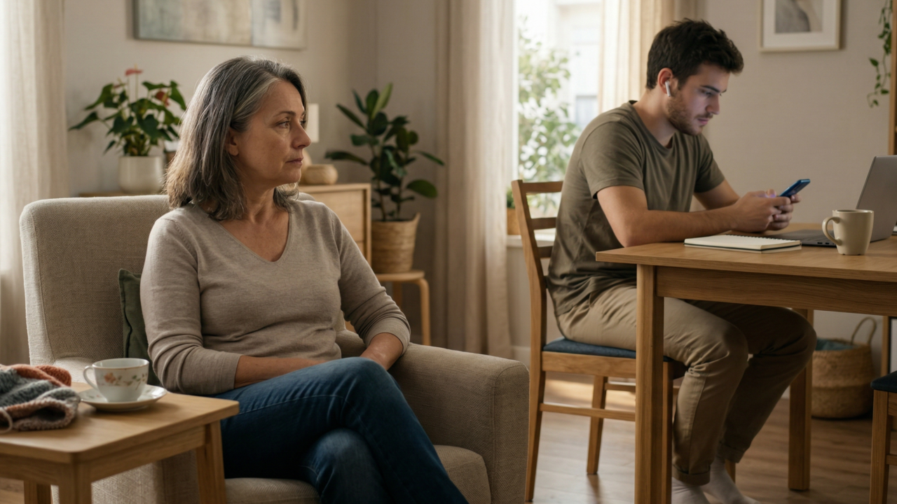 Há pais que não entendem o silêncio dos filhos, e não é distância, é uma geração que aprendeu a lidar com emoções em isolamento