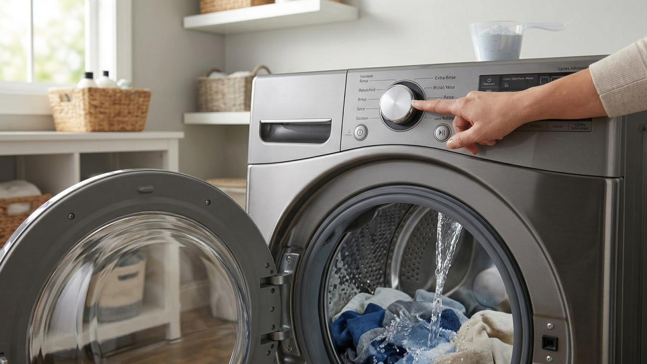A função pouco conhecida da máquina de lavar que pode reduzir o consumo de água e energia no dia a dia