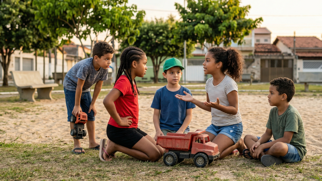 Estudos mostram que crianças que resolviam conflitos sozinhas nas brincadeiras estavam desenvolvendo o que hoje é chamado de inteligência social