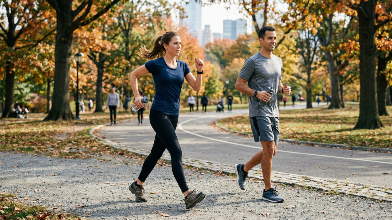 Caminhar rápido pode queimar mais gordura que correr leve, mas só funciona se a frequência cardíaca atingir a zona moderada por pelo menos 20 minutos