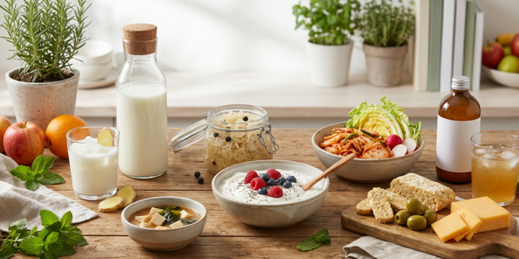 Os alimentos probióticos que ajudam a equilibrar a flora intestinal naturalmente