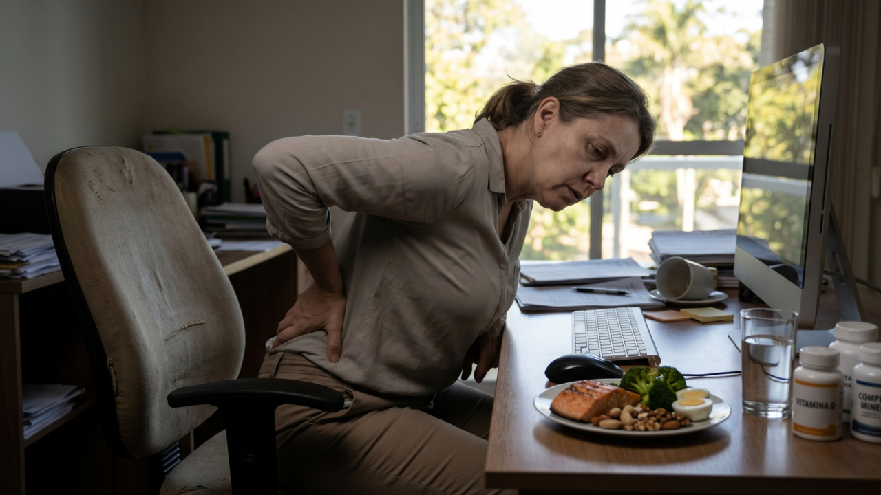 O que a vitamina D faz no coração e no sistema imunológico de adultos sedentários