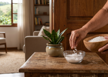 Poucos sabem como usar sal grosso para limpar energias negativas da casa