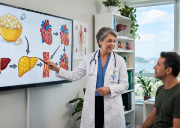 Hepatologista explica o efeito da pipoca no fígado e saúde cardiovascular