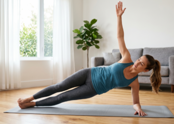 Quanto tempo você deveria conseguir ficar na prancha lateral, de acordo com sua idade e nível físico