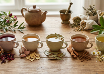 5 chás naturais que podem ajudar a controlar a pressão arterial e são usados há anos em práticas tradicionais de saúde