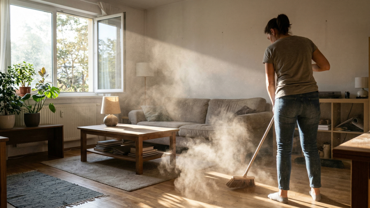 Poucas pessoas sabem por que é recomendado não varrer a casa com o chão seco