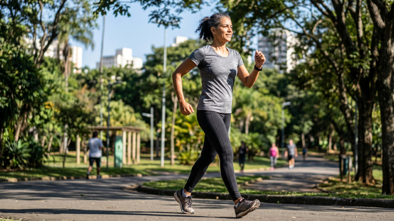 Caminhar todos os dias ajuda muito no controle da glicose, mas o benefício real só aparece se o ritmo se mantiver moderado por pelo menos 30 minutos