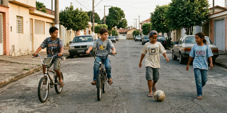 Pesquisas indicam que crianças que brincavam na rua sem supervisão nos anos 1990 estavam desenvolvendo o que especialistas hoje chamam de resiliência emocional
